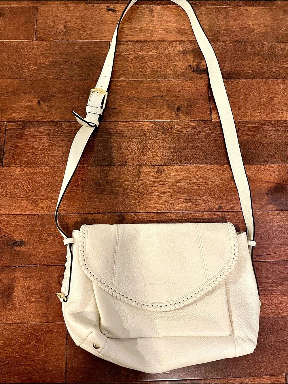 Aimee kestenberg White cream Leather Crossbody Bag